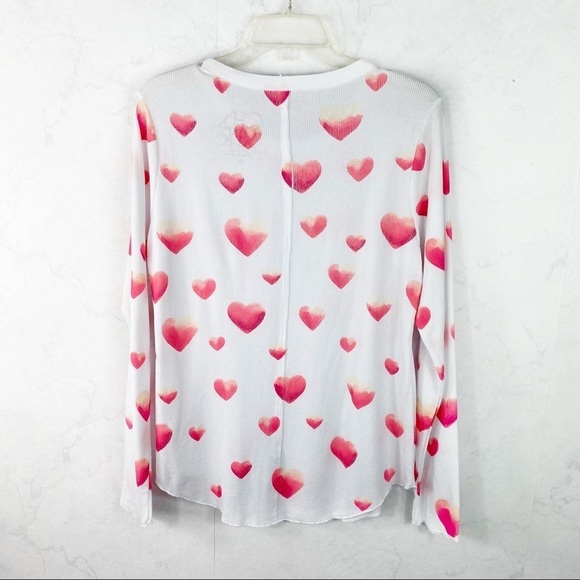 [Chaser] Thermal Long Sleeve Hearts Pullover - Picture 4 of 4